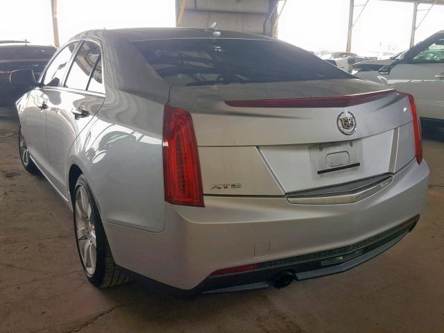 1G6AA5RAXD0152435 - 2013 CADILLAC ATS SILVER photo 3