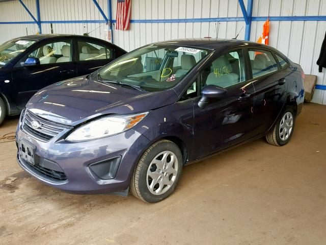 3FADP4AJ7DM214584 - 2013 FORD FIESTA S GRAY photo 2