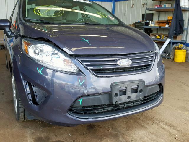 3FADP4AJ7DM214584 - 2013 FORD FIESTA S GRAY photo 9