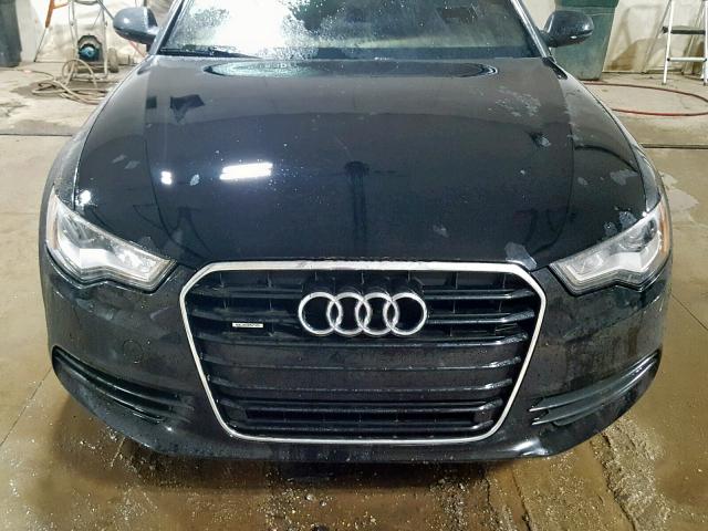 WAUGGAFC0DN086272 - 2013 AUDI A6 PREMIUM BLACK photo 7