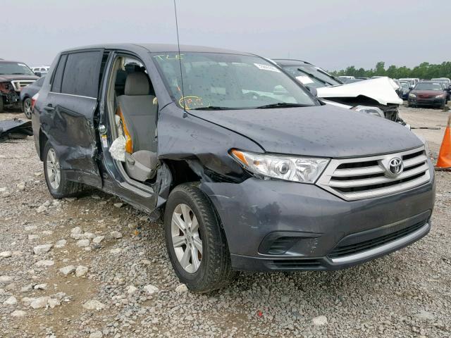 5TDZA3EH2BS007715 - 2011 TOYOTA HIGHLANDER GRAY photo 1