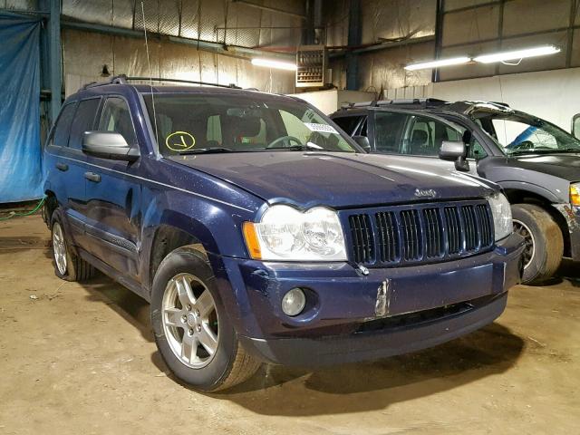 1J4HR48N26C194385 - 2006 JEEP GRAND CHER BLUE photo 1