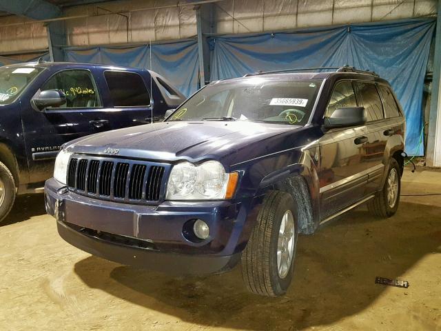 1J4HR48N26C194385 - 2006 JEEP GRAND CHER BLUE photo 2