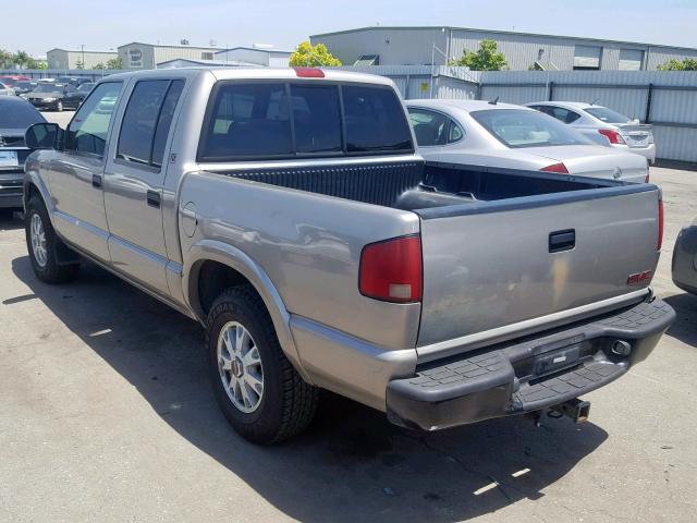 1GTDT13W82K159712 - 2002 GMC SONOMA BEIGE photo 3