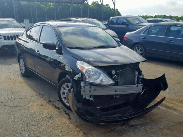 3N1CN7AP4HL908021 - 2017 NISSAN VERSA S BLACK photo 1