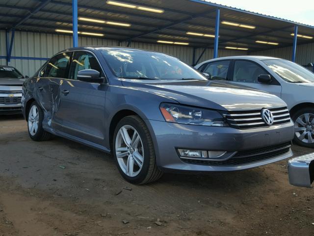 1VWBT7A33FC094445 - 2015 VOLKSWAGEN PASSAT SE GRAY photo 1