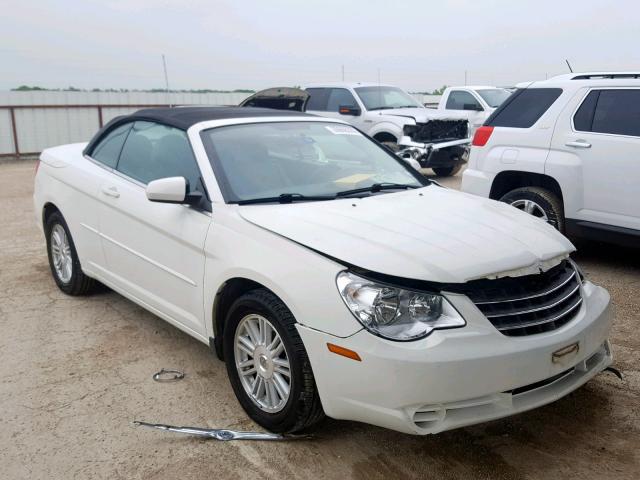 1C3LC55R88N673419 - 2008 CHRYSLER SEBRING TO WHITE photo 1