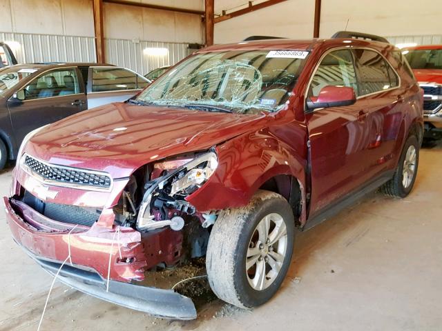 2CNALDEC7B6244613 - 2011 CHEVROLET EQUINOX LT MAROON photo 2