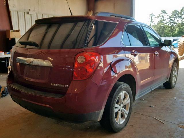 2CNALDEC7B6244613 - 2011 CHEVROLET EQUINOX LT MAROON photo 4