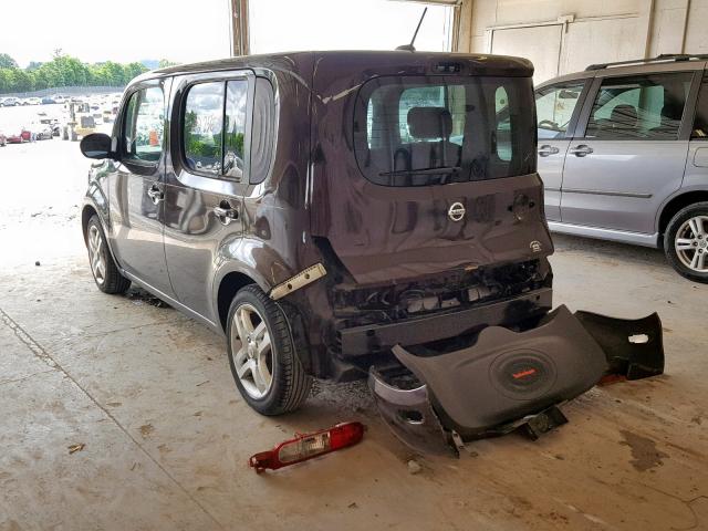 JN8AZ28R59T120689 - 2009 NISSAN CUBE BASE BURGUNDY photo 3