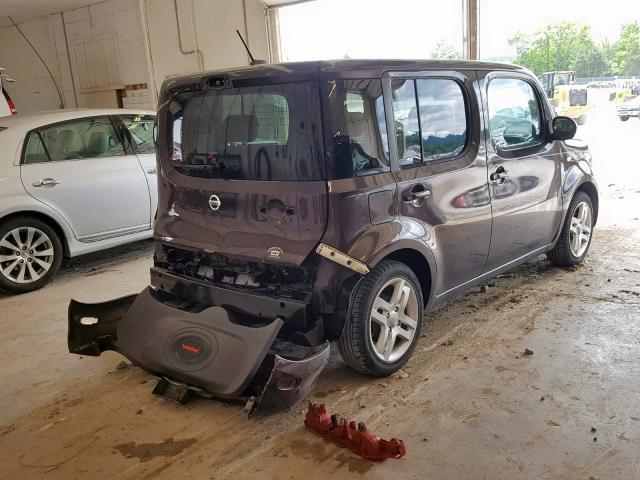 JN8AZ28R59T120689 - 2009 NISSAN CUBE BASE BURGUNDY photo 4