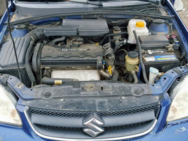 KL5JD56Z46K410430 - 2006 SUZUKI FORENZA BLUE photo 7