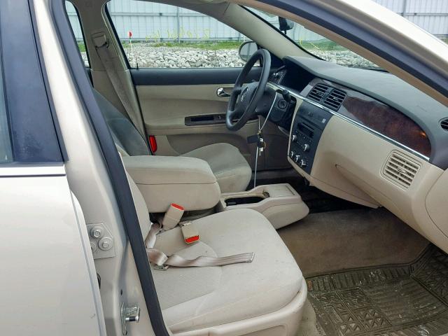 2G4WF582X81187268 - 2008 BUICK ALLURE CX BEIGE photo 5