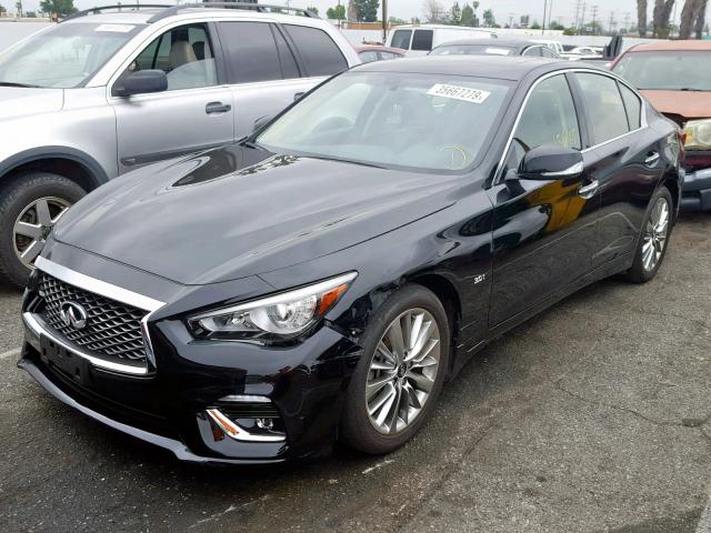 JN1EV7AP2JM365367 - 2018 INFINITI Q50 LUXE BLACK photo 2