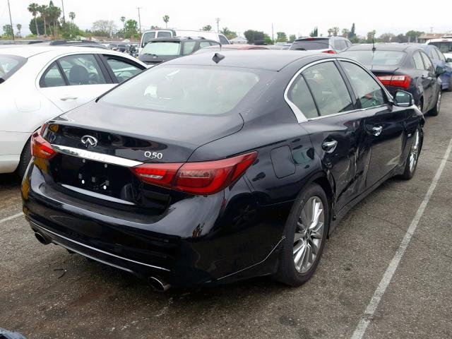 JN1EV7AP2JM365367 - 2018 INFINITI Q50 LUXE BLACK photo 4