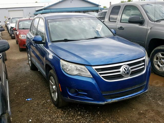 WVGAV7AX1AW002036 - 2010 VOLKSWAGEN TIGUAN S BLUE photo 1