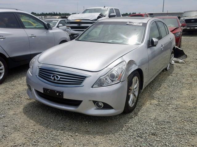 JN1CV6AP1FM580943 - 2015 INFINITI Q40 GRAY photo 2