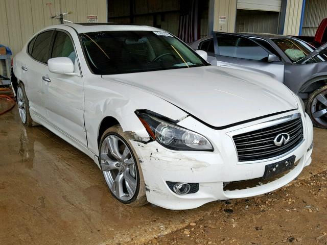 JN1BY1AP5CM331613 - 2012 INFINITI M37 WHITE photo 1