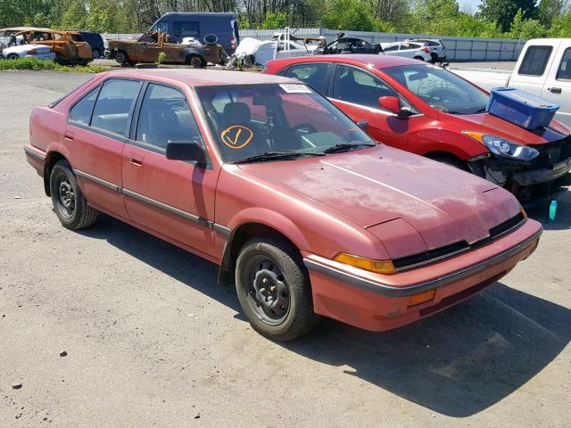 JH4DA1744HS001714 - 1987 ACURA INTEGRA RS RED photo 1