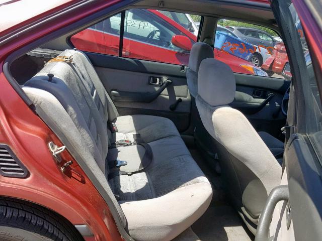 JH4DA1744HS001714 - 1987 ACURA INTEGRA RS RED photo 6