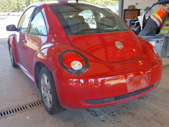 3VWPW31C27M512127 - 2007 VOLKSWAGEN NEW BEETLE წითელი ფოტო 3