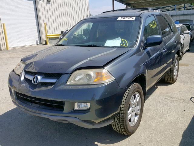 2HNYD18804H530665 - 2004 ACURA MDX TOURIN GRAY photo 2