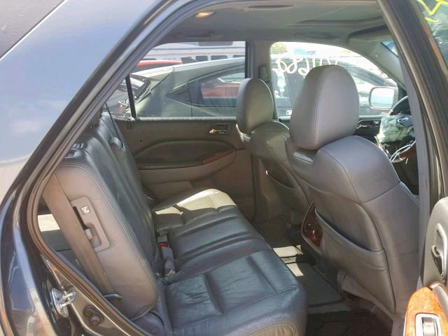 2HNYD18804H530665 - 2004 ACURA MDX TOURIN GRAY photo 6