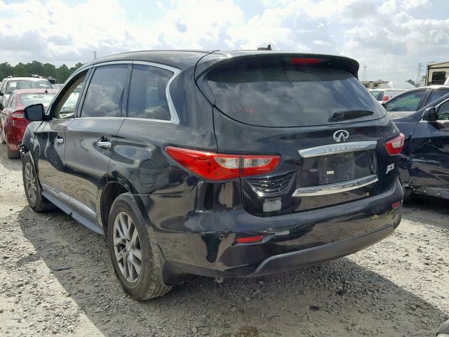 5N1AL0MNXDC302865 - 2013 INFINITI JX35 BLACK photo 3