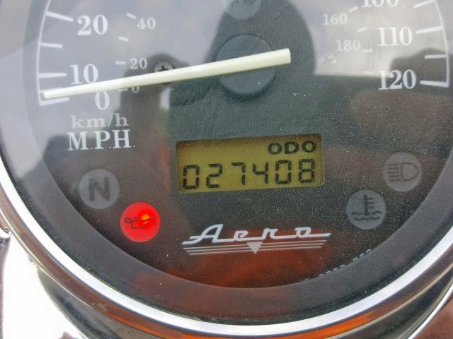 JH2RC50074M000739 - 2004 HONDA VT750 C RED photo 8