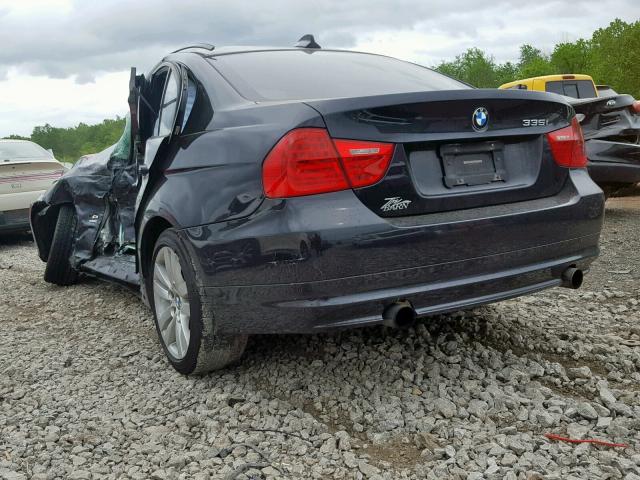 WBAPL3C59AA408634 - 2010 BMW 335 XI BLACK photo 3