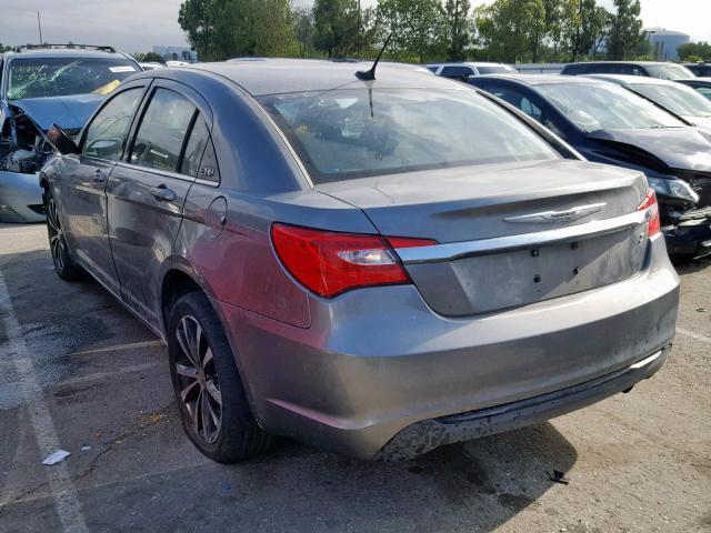 1C3CCBBB1DN579639 - 2013 CHRYSLER 200 TOURIN GRAY photo 3