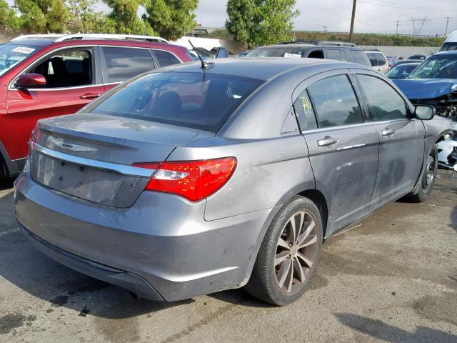 1C3CCBBB1DN579639 - 2013 CHRYSLER 200 TOURIN GRAY photo 4