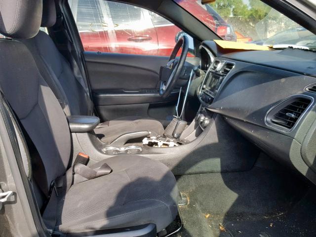 1C3CCBBB1DN579639 - 2013 CHRYSLER 200 TOURIN GRAY photo 5