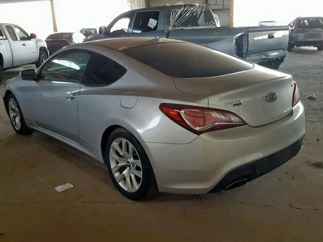 KMHHT6KD1DU092307 - 2013 HYUNDAI GENESIS CO SILVER photo 3