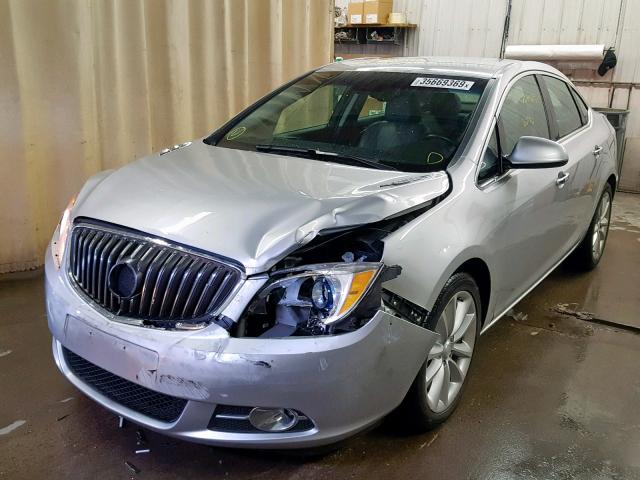 1G4PR5SK6C4153376 - 2012 BUICK VERANO CON SILVER photo 2