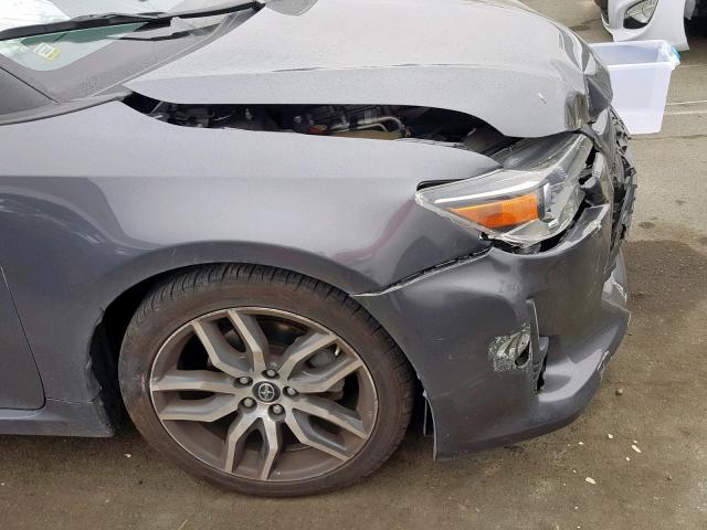 JTKJF5C71E3087205 - 2014 TOYOTA SCION TC გრაფიტი ფოტო 9