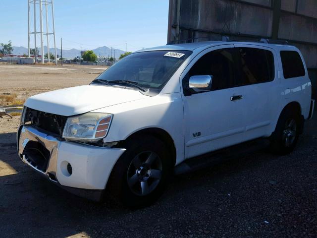 5N1AA08A96N728745 - 2006 NISSAN ARMADA SE WHITE photo 2