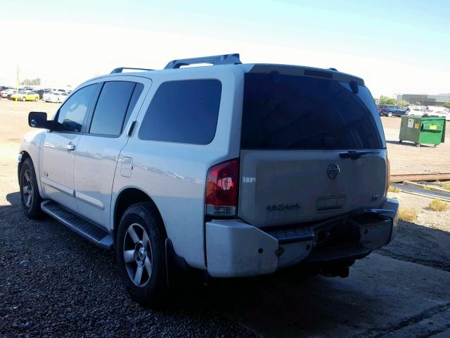 5N1AA08A96N728745 - 2006 NISSAN ARMADA SE WHITE photo 3