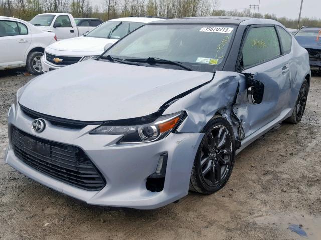 JTKJF5C71E3076270 - 2014 TOYOTA SCION TC ვერცხლისფერი ფოტო 2