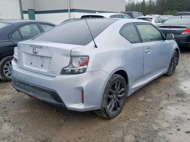 JTKJF5C71E3076270 - 2014 TOYOTA SCION TC ვერცხლისფერი ფოტო 4