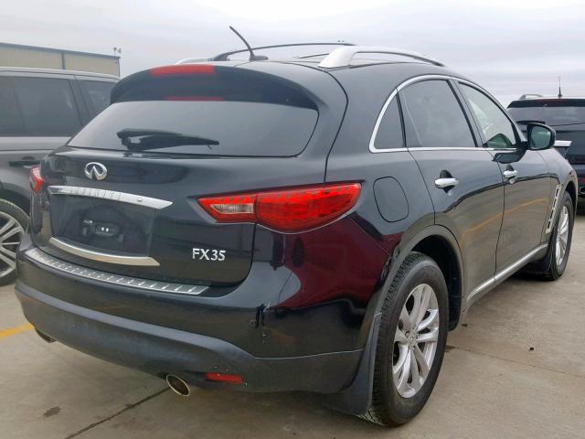 JN8AS1MU3CM121169 - 2012 INFINITI FX35 BLACK photo 4