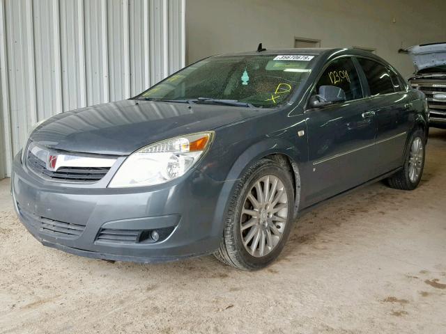 1G8ZV57797F271844 - 2007 SATURN AURA XR GRAY photo 2