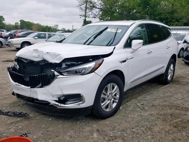 5GAERBKW8KJ168802 - 2019 BUICK ENCLAVE ES WHITE photo 2