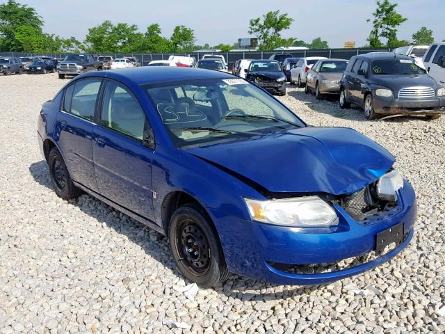 1G8AZ55F36Z112536 - 2006 SATURN ION LEVEL BLUE photo 1