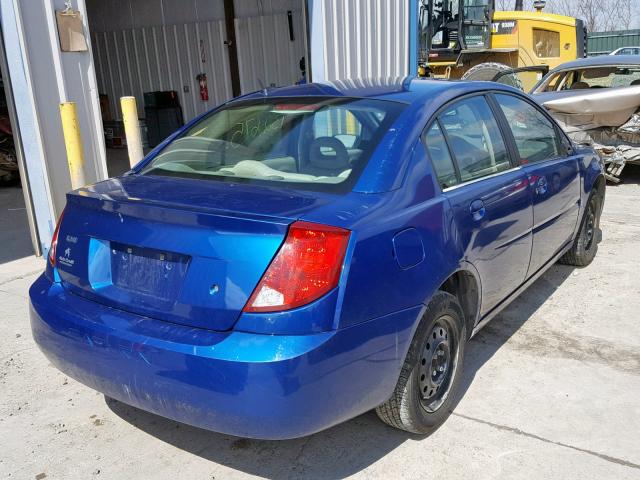 1G8AZ55F36Z112536 - 2006 SATURN ION LEVEL BLUE photo 4