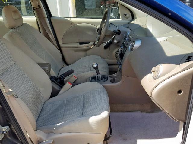 1G8AZ55F36Z112536 - 2006 SATURN ION LEVEL BLUE photo 5
