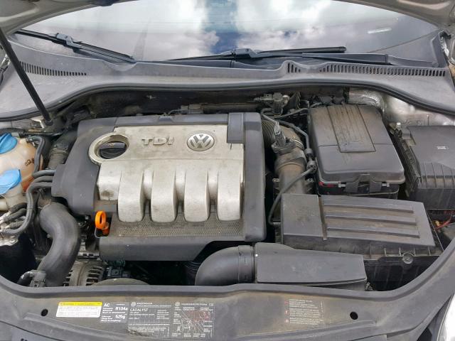 3VWRT71KX6M816952 - 2006 VOLKSWAGEN JETTA TDI SILVER photo 7