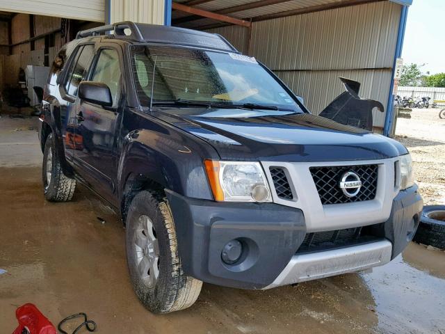 5N1AN0NU7DN810120 - 2013 NISSAN XTERRA X BLUE photo 1