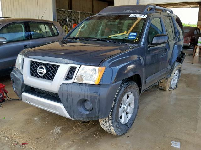 5N1AN0NU7DN810120 - 2013 NISSAN XTERRA X BLUE photo 2