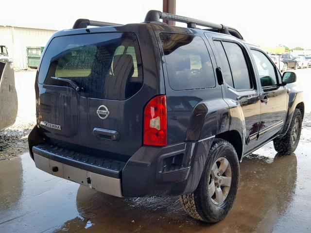 5N1AN0NU7DN810120 - 2013 NISSAN XTERRA X BLUE photo 4